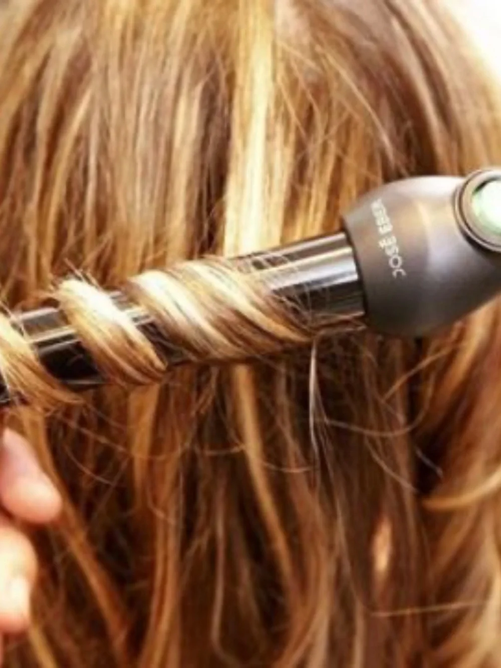Jose Eber 32mm Clipless Curling Iron / Hair Wand – Pink